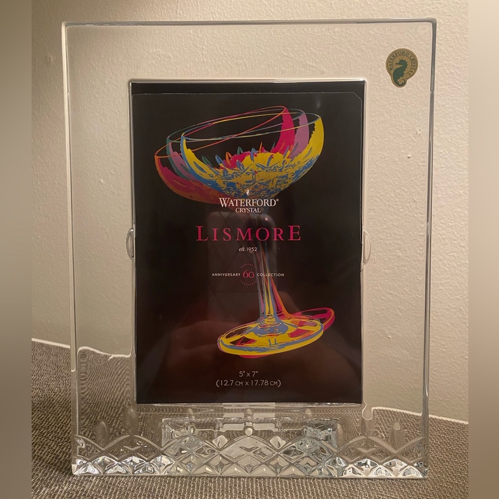 NEW! Waterford Crystal Lismore 5x7 Picture Frame